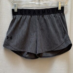 Under Armour Women's Charcoal Athletic Shorts